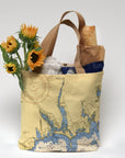 Westport, MA c. 1958 Nautical Chart Tote