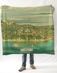 Madison, WI Historical Map Blanket