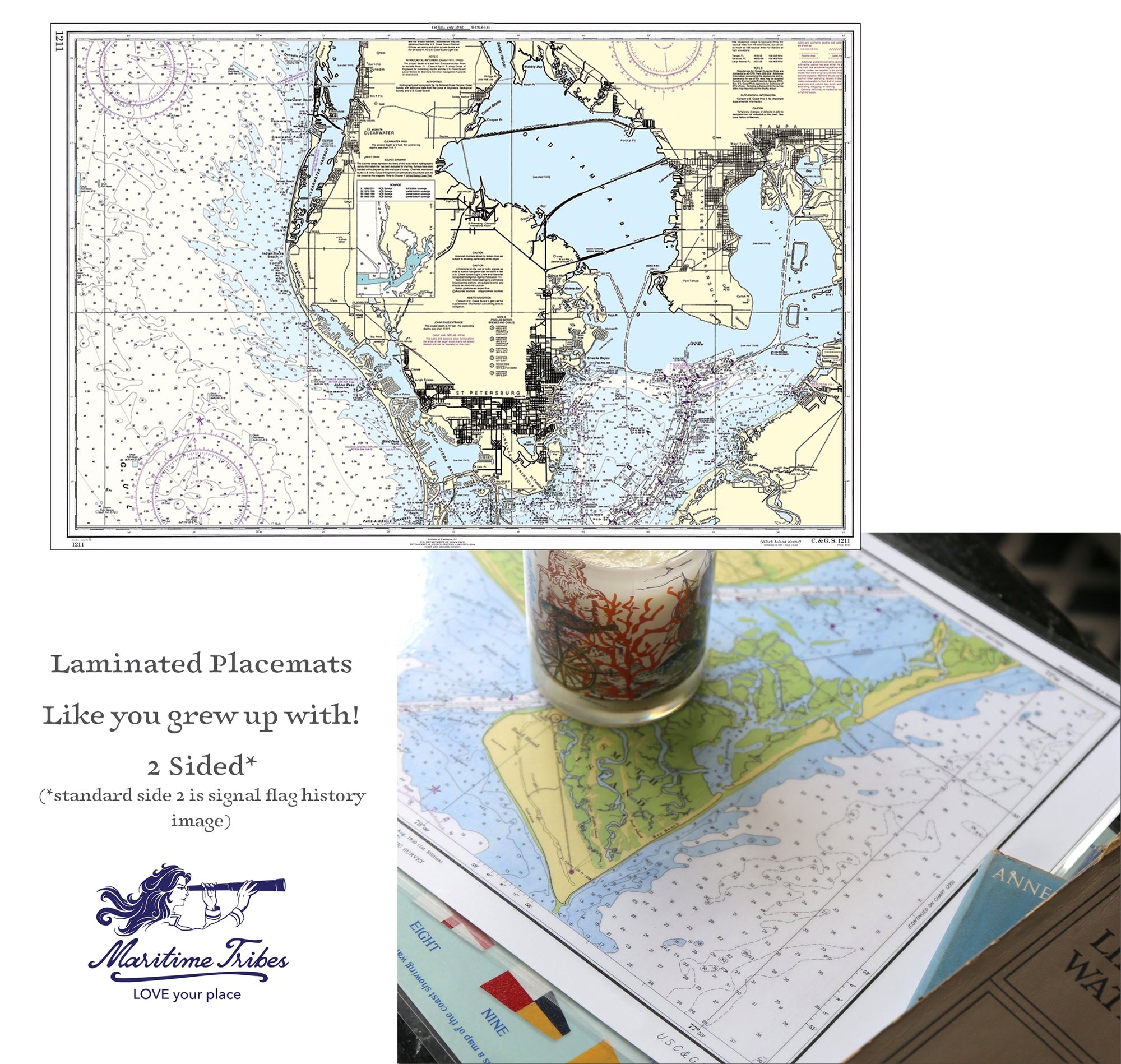 Nautical Chart Placemat