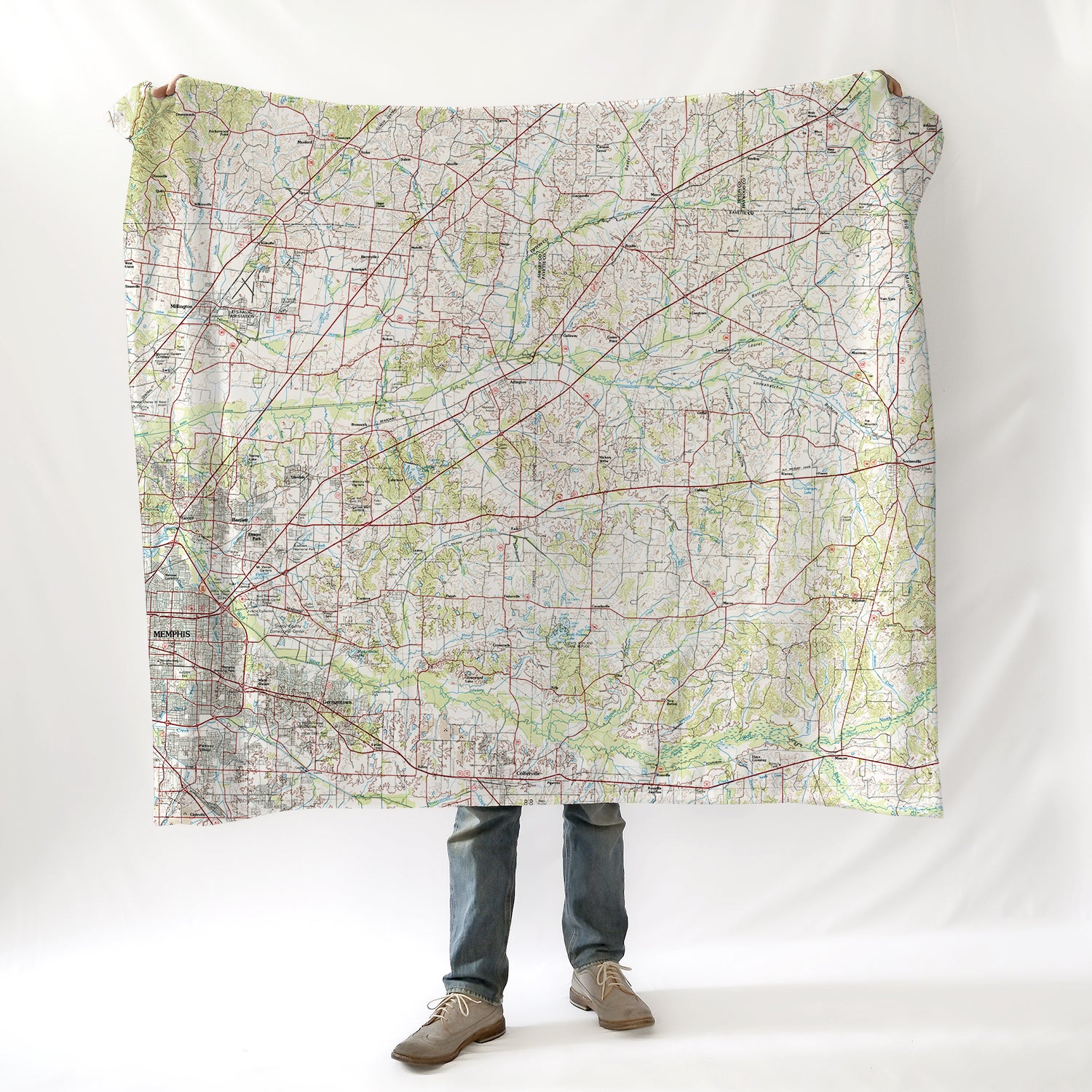 Memphis Vintage Topo Blanket