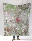 Madisonville KY Topo Blanket