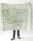 Montana State Charted Territory Blanket