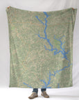 Lake Oconee GA National Geographic Blanket