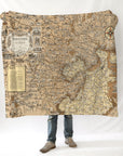 Boston Antique Map Blanket