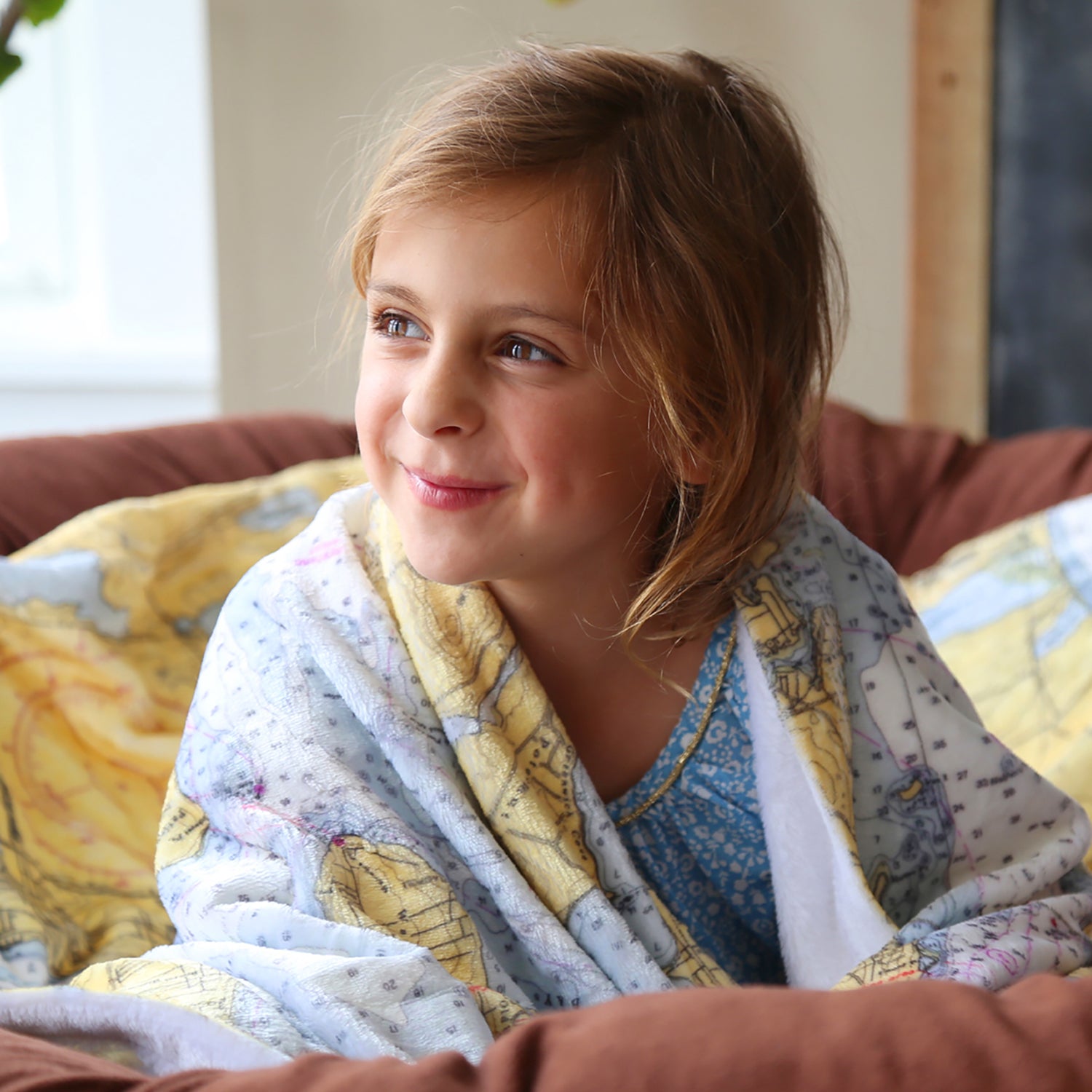 London Underground Vintage Map Blanket