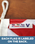 "V" Nautical Signal Flag - mysignalflags