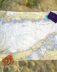 Long Island Sound, Eastern Part, CT - Nautical Chart Blanket