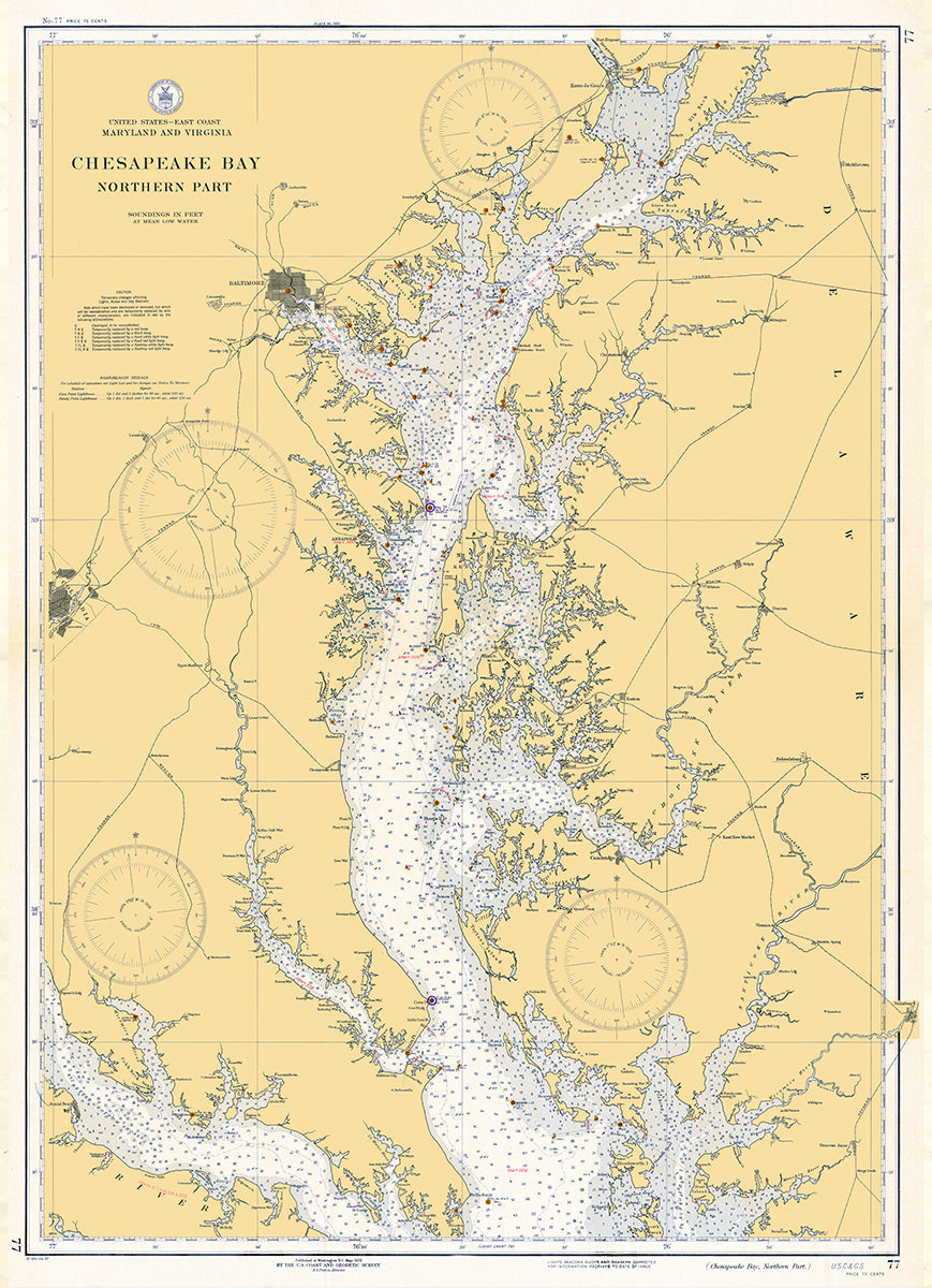 Rock Hall, MD, Chesapeake BayChart scroll Scroll