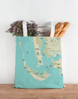 Sanibel & Captiva Florida Modern Wave Tote