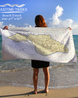 Catalina Island , CA Nautical Chart Quick Dry Towel